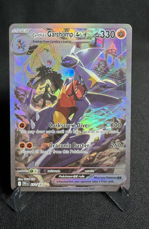 Cynthia’s Garchomp ex Pokémon Destined Rivals #232/182 Proxy Card