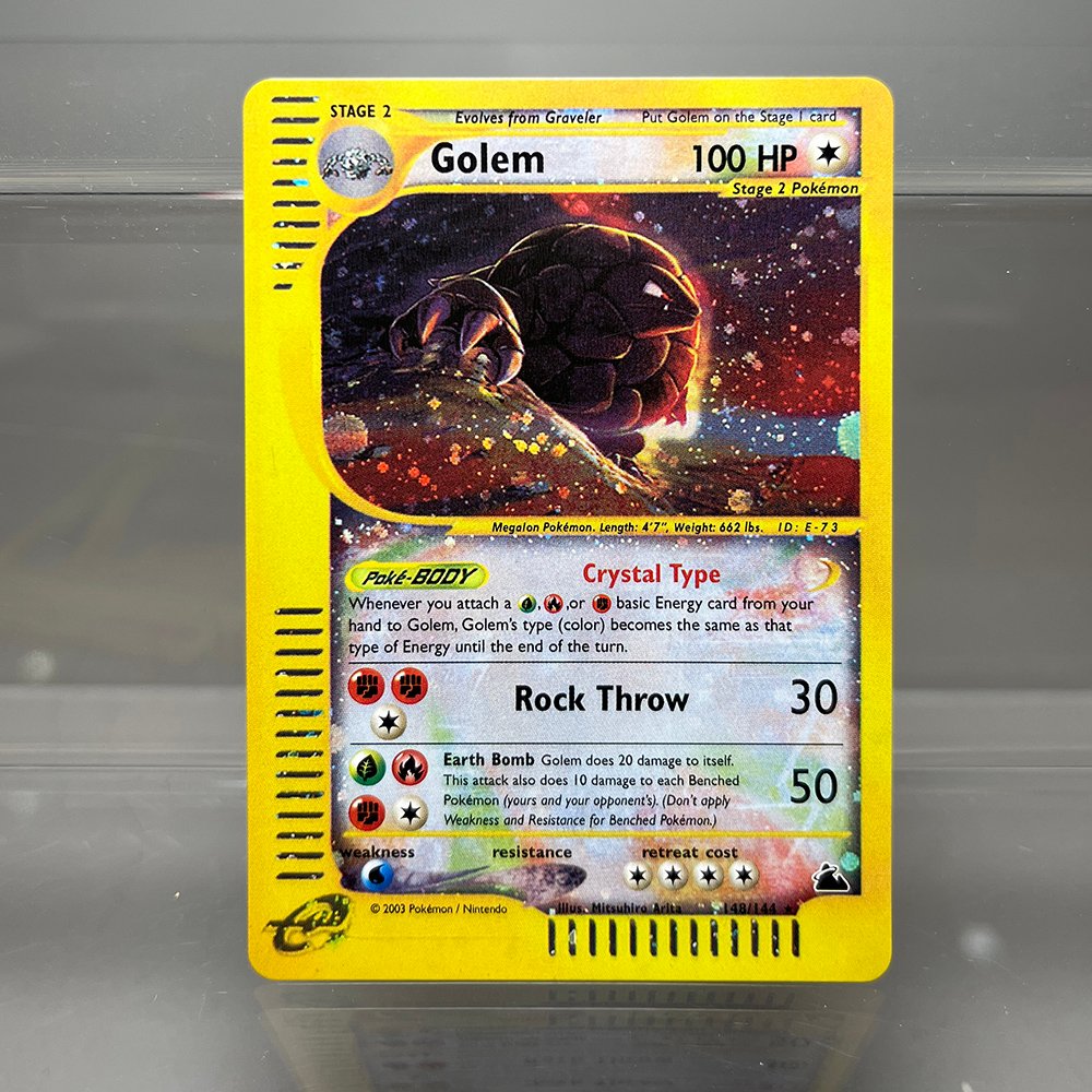 Golem Pokémon E-Card Skyridge (SK) #148/144 Proxy Card