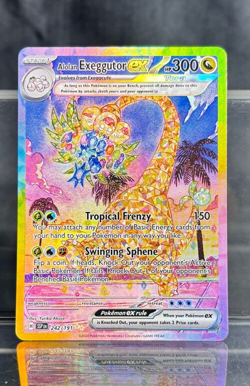 Alolan Exeggutor EX Pokémon Surging Sparks (SSP, sv8) #242/191 Proxy Card