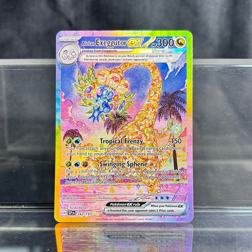 Alolan Exeggutor EX Pokémon Surging Sparks (SSP, sv8) #242/191 Proxy Card