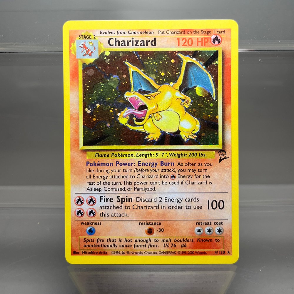 Charizard Pokémon Base Set 2 (B2) #4/130 Proxy Card