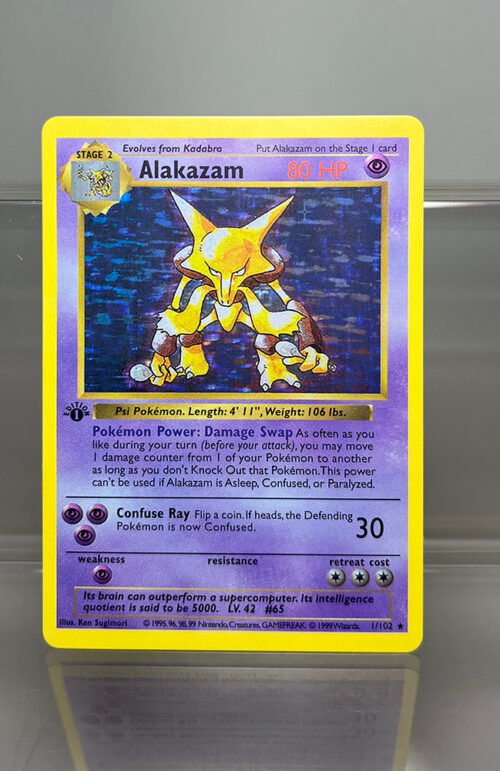 Alakazam Pokémon Base Set (BS) #1/102 Proxy Card