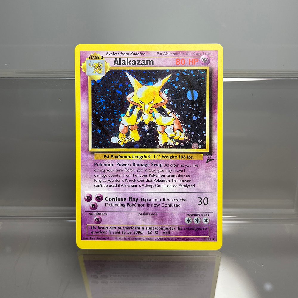 Alakazam Pokémon Base Set 2 (B2) #1/130 Proxy Card