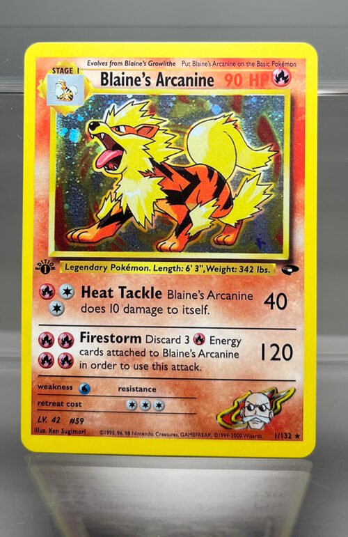 Blaine’s Arcanine Pokémon Gym Challenge (G2) #1/132 Proxy Card
