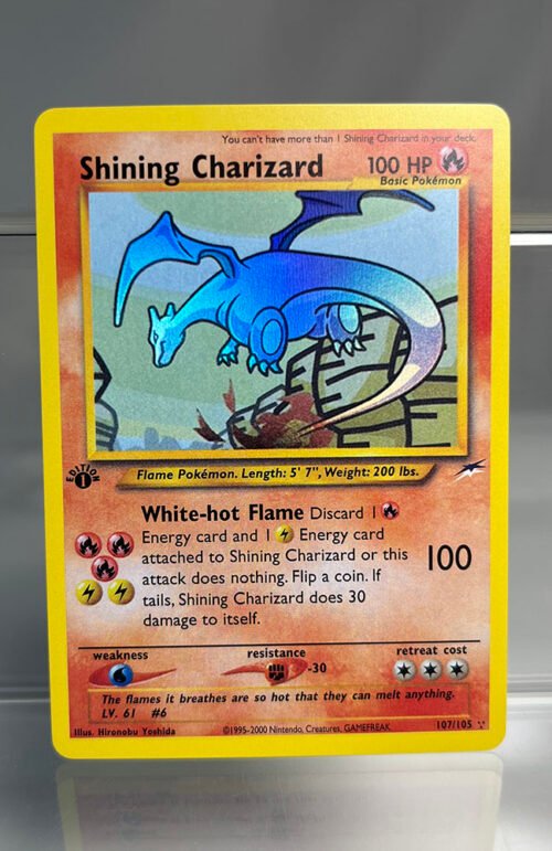 Shining Charizard Pokémon Neo Destiny (N4) #107/105 Proxy Card