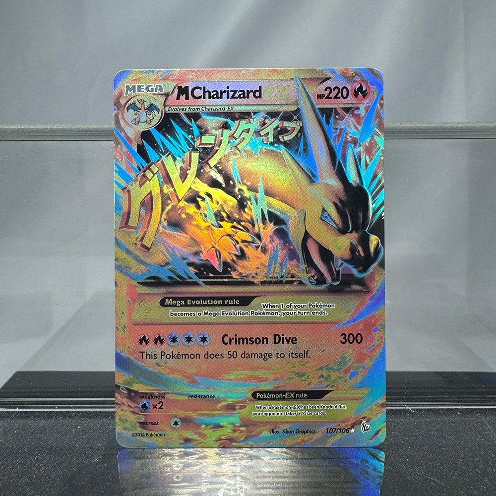M Charizard-EX Pokémon Flashfire (FLF) #107/106 Proxy Card
