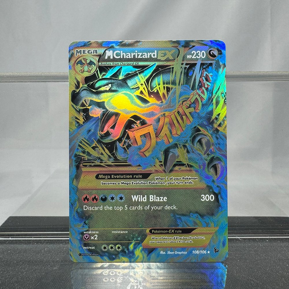 M Charizard-EX Pokémon Flashfire (FLF) #108/106 Proxy Card