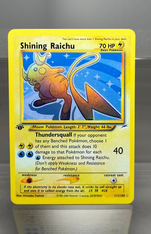 Shining Raichu Pokémon Neo Destiny (N4) #111/105 Proxy Card