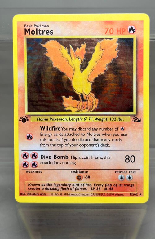 Moltres Pokémon Fossil (FO) #12/62 Proxy Card