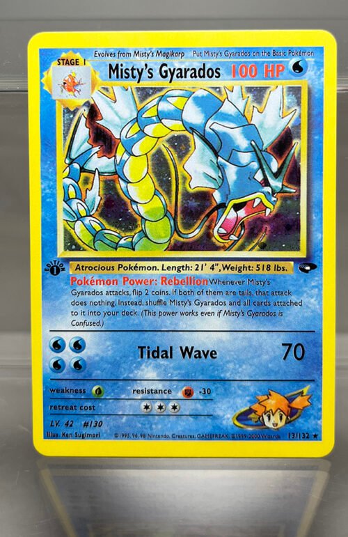 Misty’s Gyarados Pokémon Gym Challenge (G2) #13/132 Proxy Card
