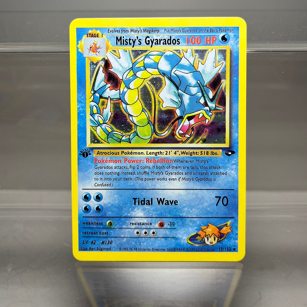 Misty’s Gyarados Pokémon Gym Challenge (G2) #13/132 Proxy Card