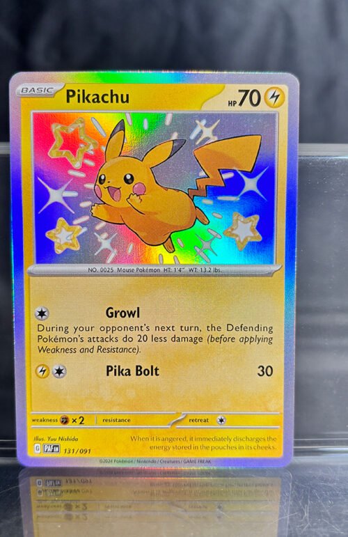 Pikachu Pokémon Paldean Fates (PAF) #131/091 Proxy Card