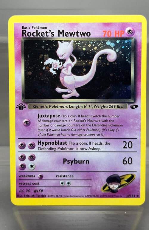 Rocket’s Mewtwo Pokémon Gym Challenge (G2) #14/132 Proxy Card