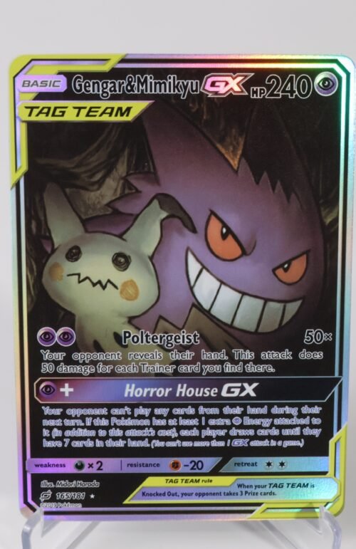 Gengar & Mimikyu-GX Pokémon Team Up (TEU, SM9) #165/181 Proxy Card