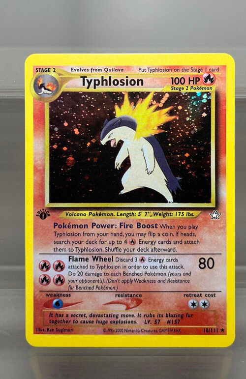 Typhlosion Pokémon Neo Genesis (N1) #18/111 Proxy Card