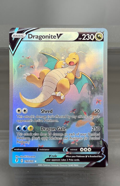 Dragonite V Pokémon Evolving Skies (EVS) #192/203 Proxy Card