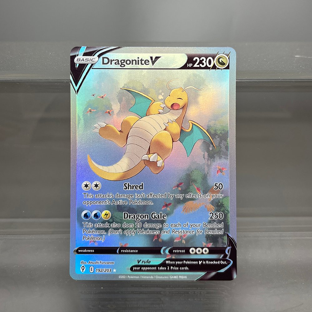 Dragonite V Pokémon Evolving Skies (EVS) #192/203 Proxy Card