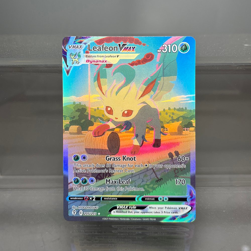 Leafeon VMAX Pokémon Evolving Skies (EVS) #205/203 Proxy Card