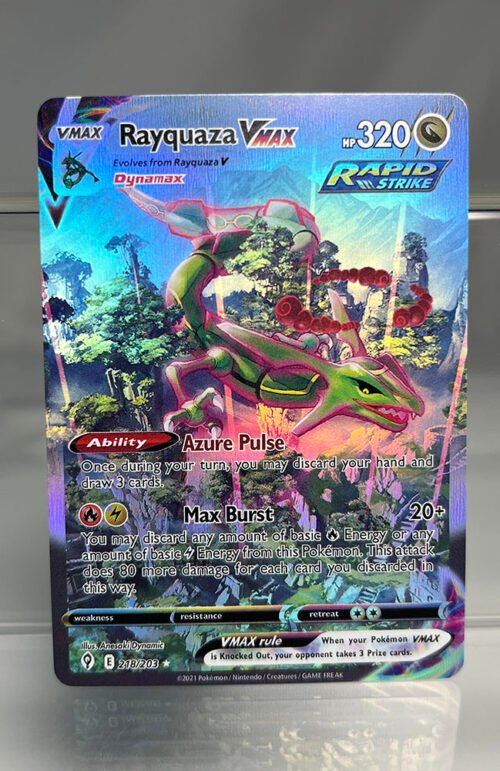 Rayquaza VMAX Pokémon Evolving Skies (EVS) #218/203 Proxy Card