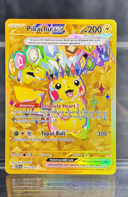 Pikachu EX Pokémon Surging Sparks (SSP) #247/191 Proxy Card
