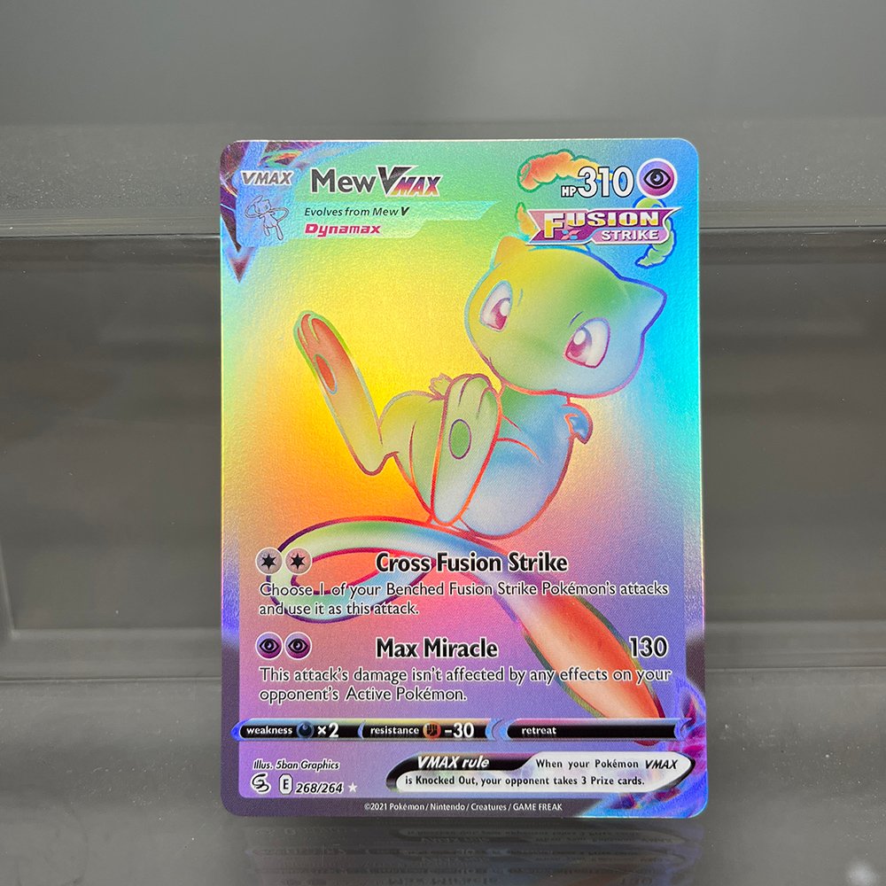 Mew VMAX Pokémon Fusion Strike (FST) #268/264 Proxy Card