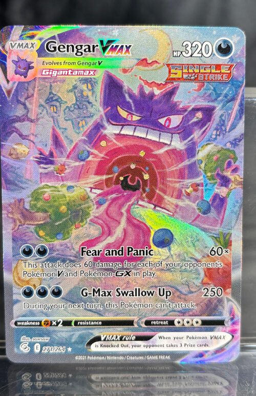 Gengar VMAX Pokémon Fusion Strike (FST) #271/264 Proxy Card