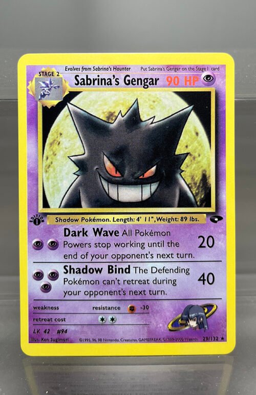 Sabrina’s Gengar Pokémon Gym Challenge (G2) #29/132 Proxy Card