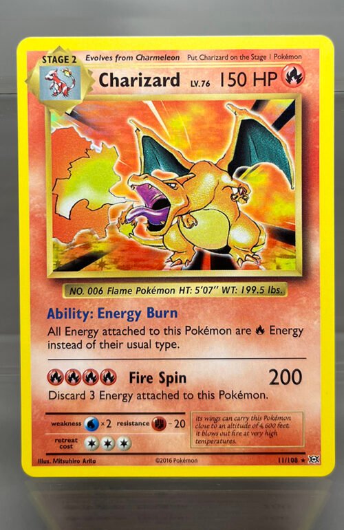 Charizard Pokémon Evolutions (EVO) #11/108 Proxy Card