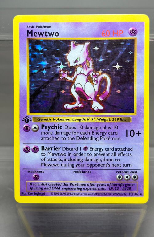 Mewtwo Pokémon Base Set (BS) #10/102 Proxy Card