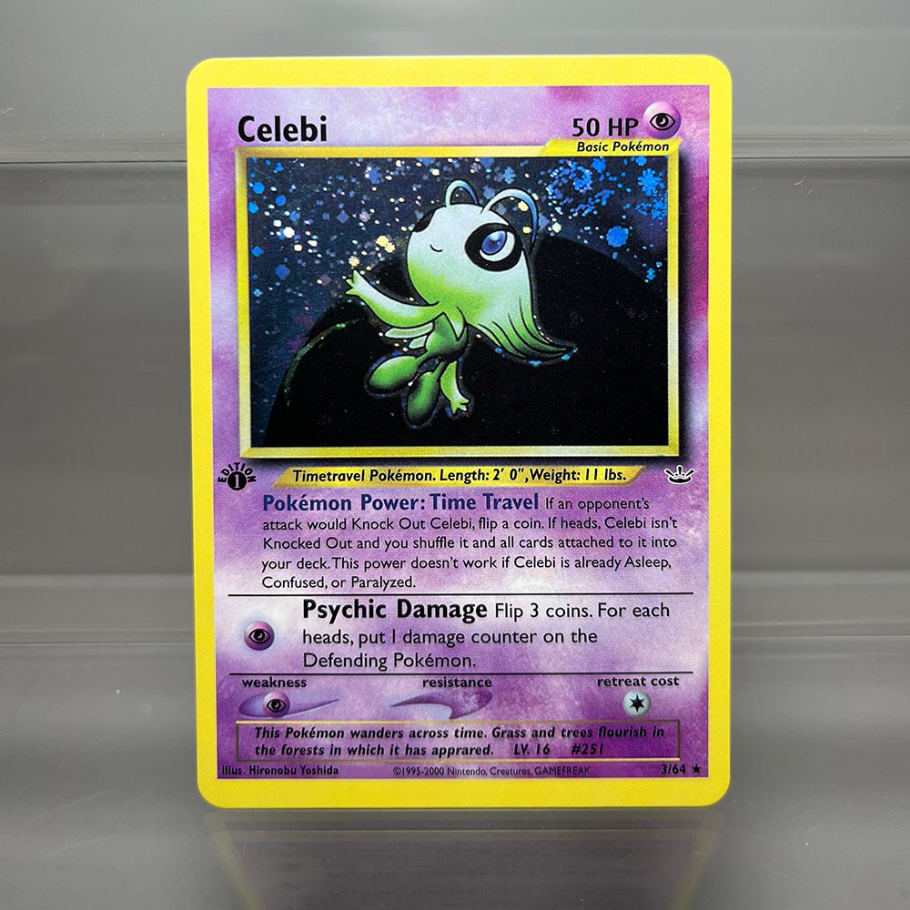 Celebi Pokémon Neo Revelation (N3) #3/64 Proxy Card