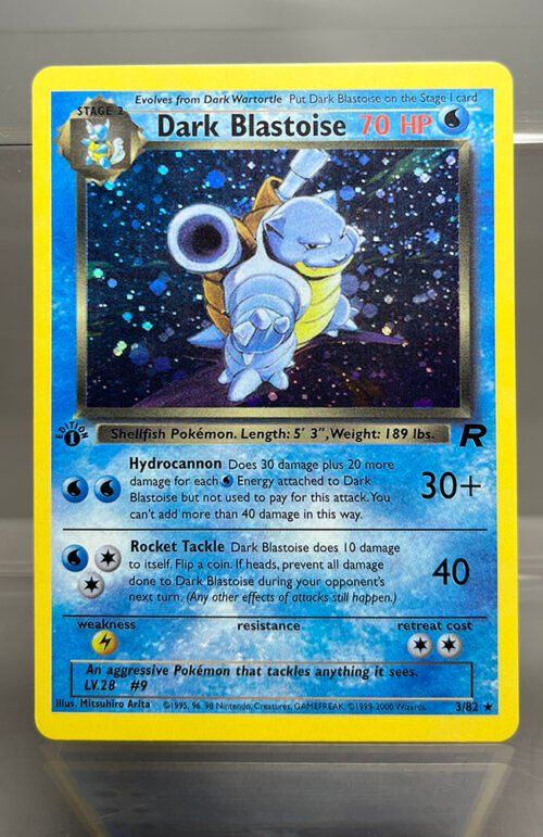 Dark Blastoise Pokémon Team Rocket (RO) #3/82 Proxy Card
