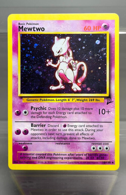 Mewtwo Pokémon Base Set 2 (B2) #10/130 Proxy Card