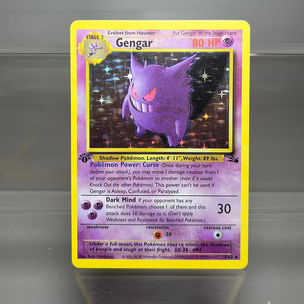 Gengar Pokémon Fossil (FO) #5/62 Proxy Card
