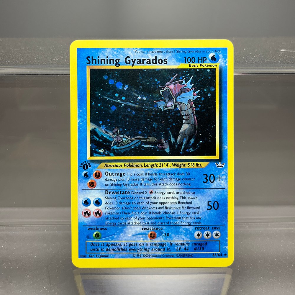 Shining Gyarados Pokémon Neo Revelation (N3) #65/64 Proxy Card