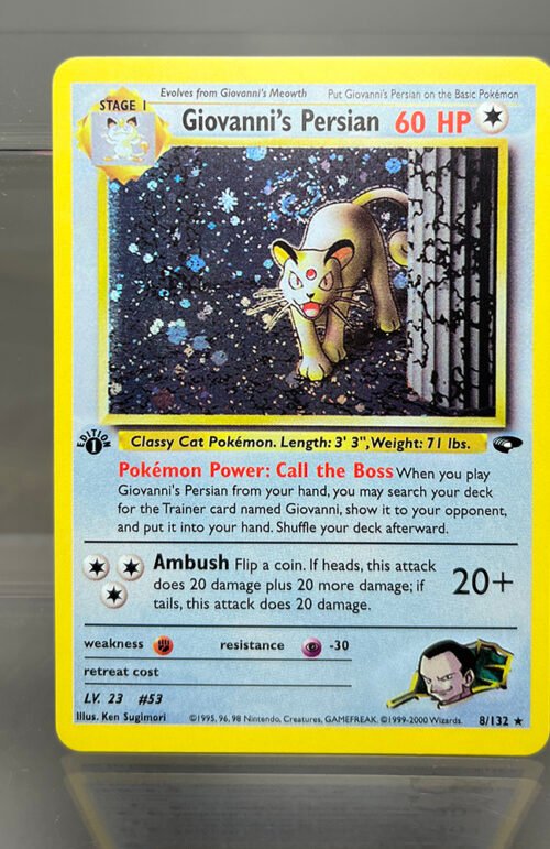 Giovanni’s Persian Pokémon Gym Challenge (G2) #8/132 Proxy Card