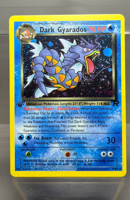 Dark Gyarados Pokémon Team Rocket (RO) #8/82 Proxy Card