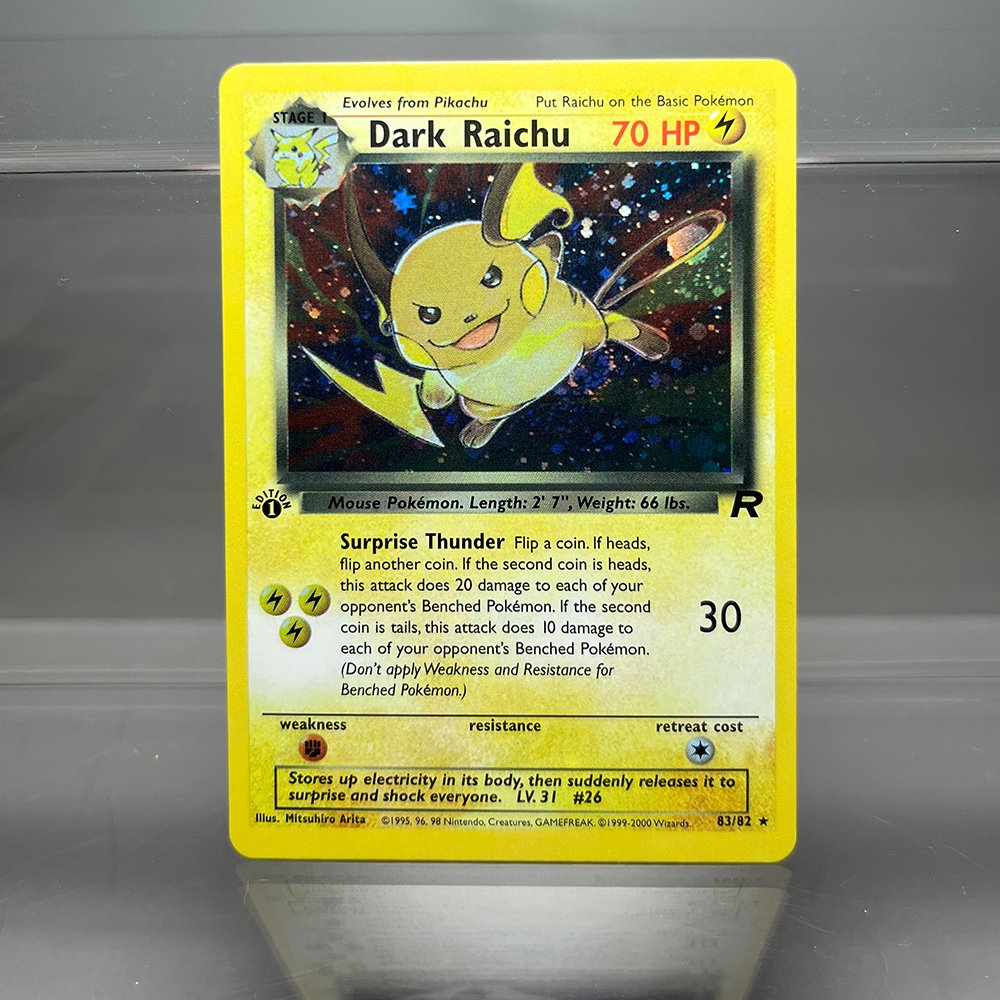 Dark Raichu Pokémon Team Rocket (RO) #83/82 Proxy Card
