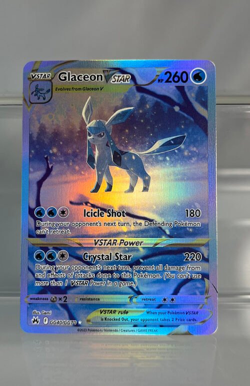 Glaceon VSTAR Pokémon Sword & Shield #GG40/GG70 Proxy Card