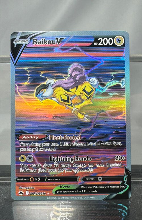 Raikou V Pokémon Crown Zenith (CRZ) #GG41/GG70 Proxy Card