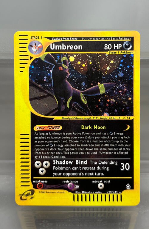 Umbreon Pokémon Aquapolis (AQ) #H29/H32 Proxy Card