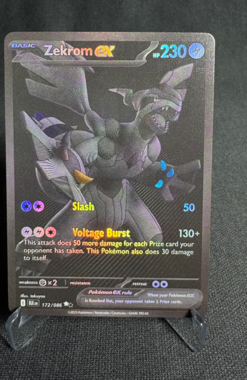 Zekrom EX Pokémon Black Bolt (BLK) #172/086 Proxy Card