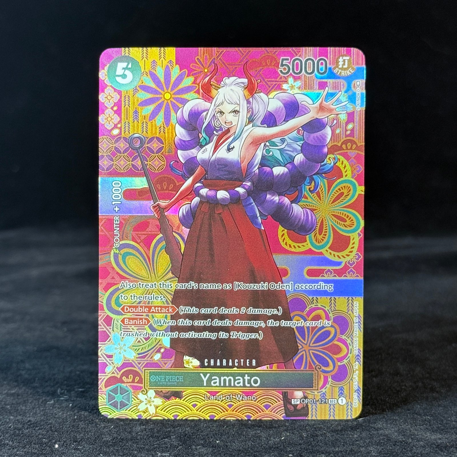 One Piece Yamato OP01-121 Proxy Cards OPCG