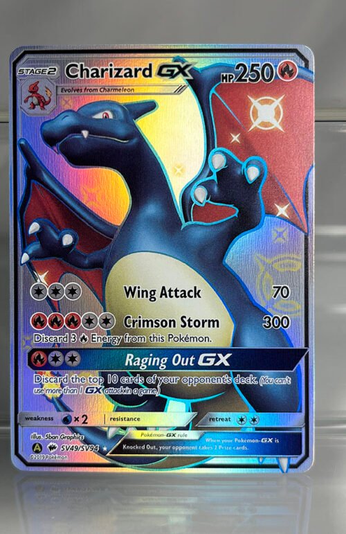 Charizard-GX Pokémon Burning Shadows (BUS) #SV49/SV94 Proxy Card