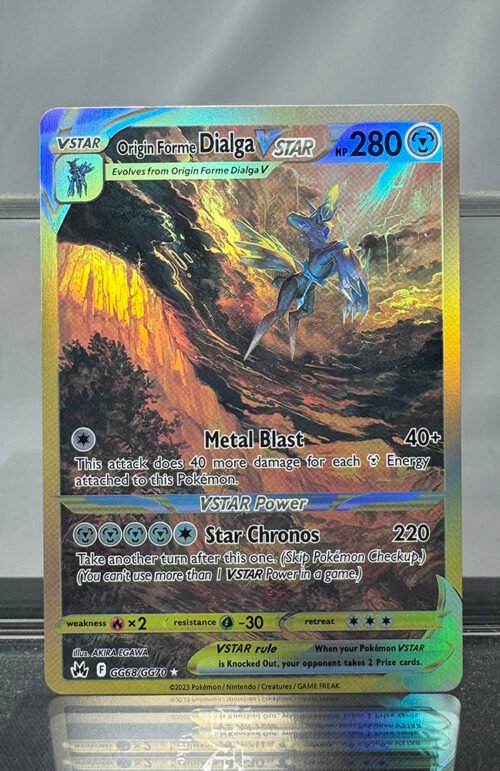 Origin Forme Dialga VSTAR Pokémon Crown Zenith (CRZ) #GG68/GG70 Proxy Card