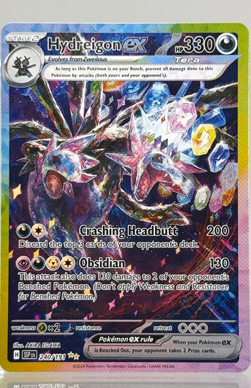 Hydreigon EX Pokémon Surging Sparks (SSP) #240/191 Proxy Card
