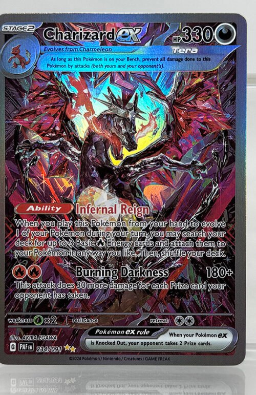 Charizard EX Pokémon Paldean Fates (PAF) #234/091 Proxy Card