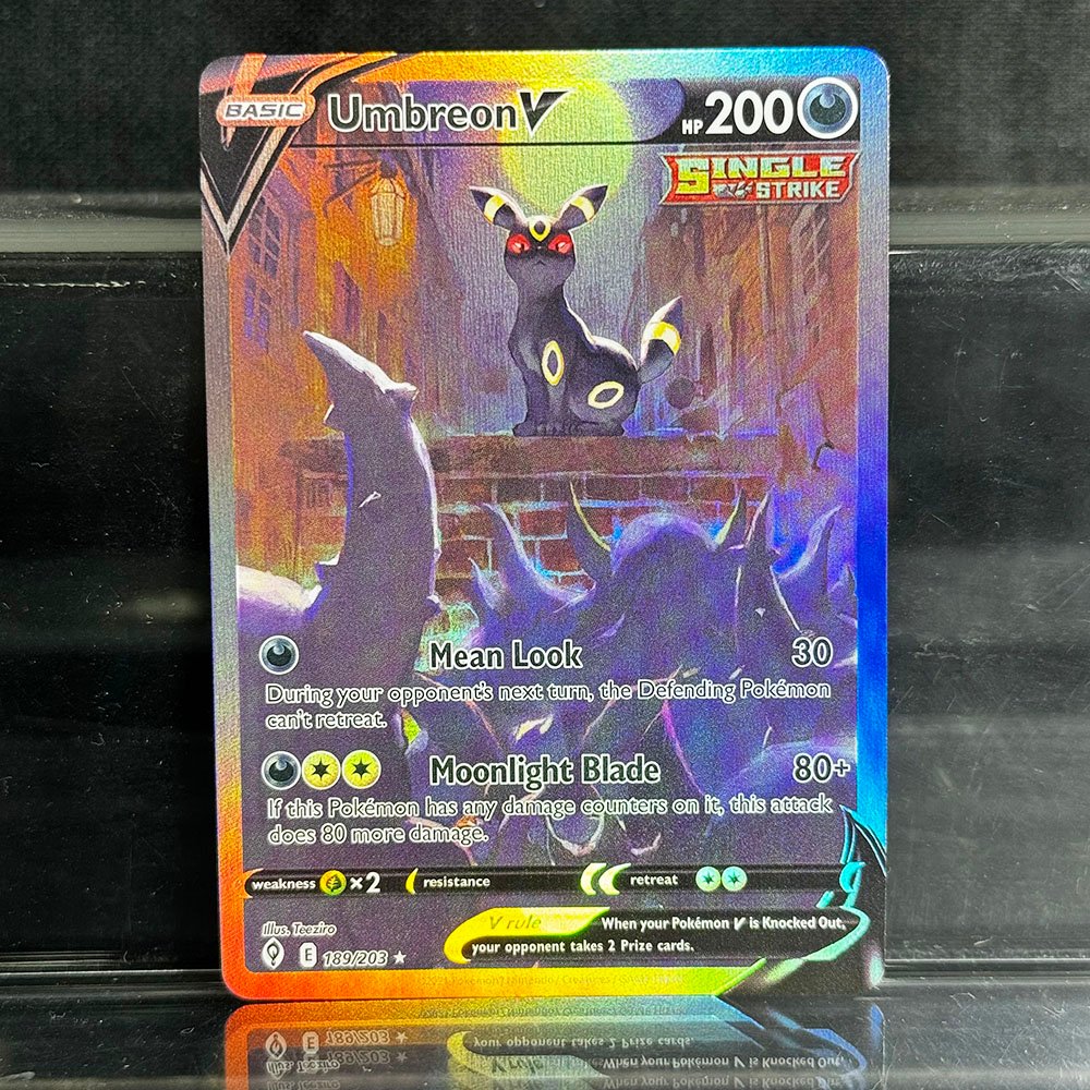 Umbreon V Pokémon Evolving Skies (EVS) #189/203 Proxy Card
