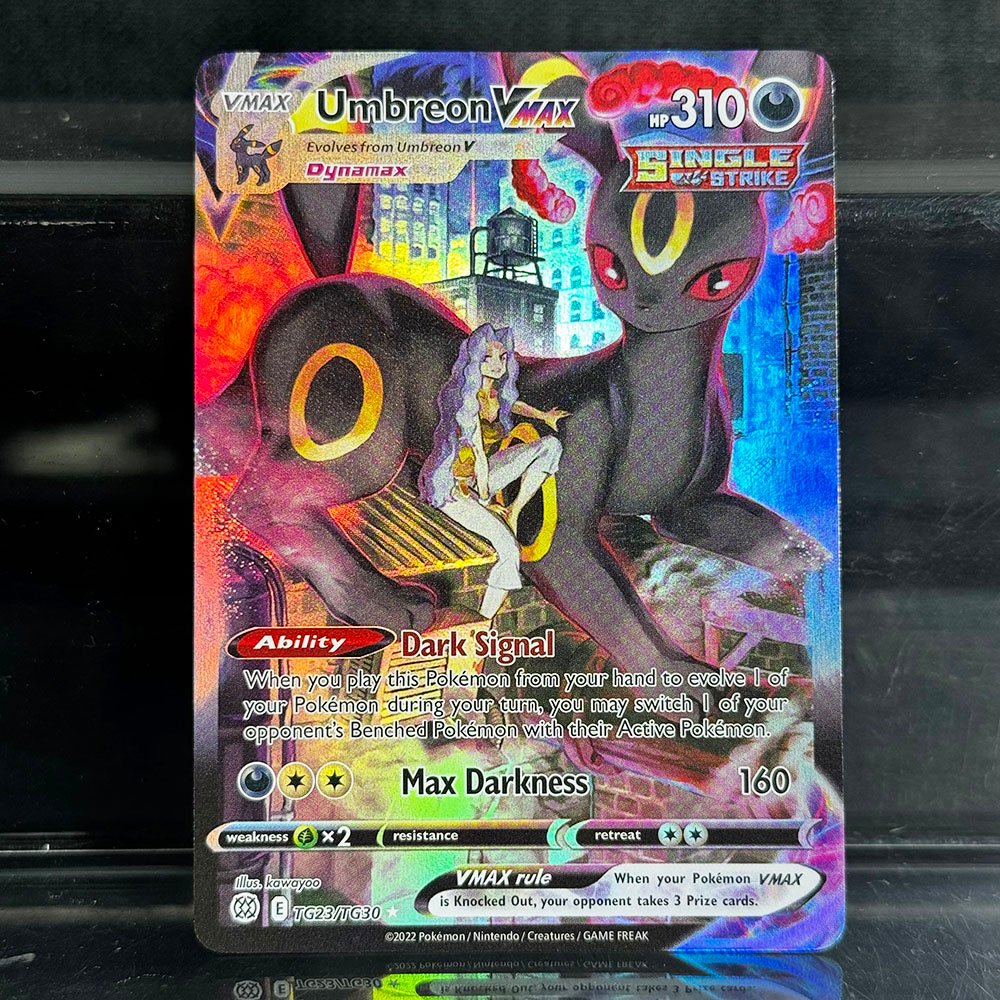 Umbreon VMAX Pokémon Brilliant Stars (BRS) #TG23/TG30 Proxy Card