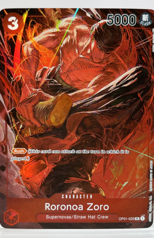 One Piece Roronoa Zoro OP01-025 Proxy Cards