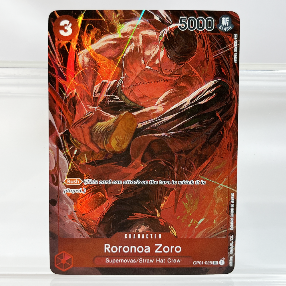 One Piece Roronoa Zoro OP01-025 Proxy Cards